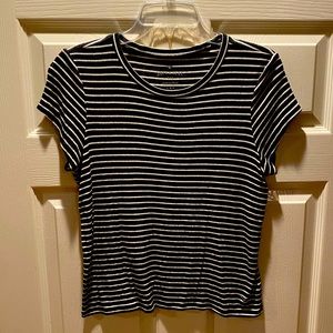 American Eagle stripe short sleeve Large